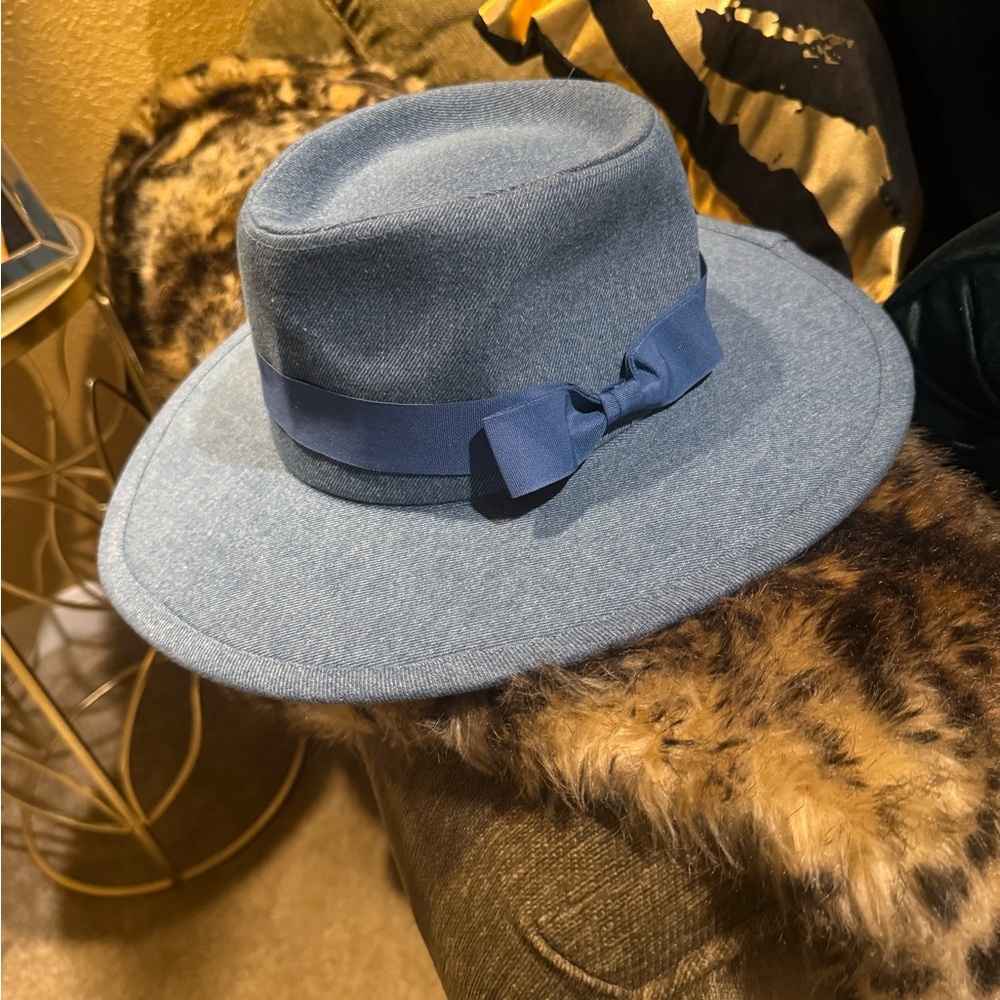 Sassy Jones Classic Blue Fedora